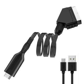 HDMI to SCART audio/video converter, HDMI 1.3, black