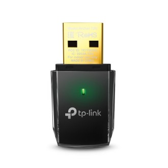 USB Wi-Fi adapteris TP-Link T2U V3 (ARCHER T2U V3), Juoda