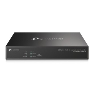 Võrgukomponent TP-Link VIGI NVR1004H-4P, Must