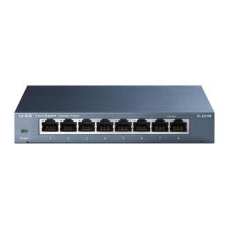 Tīkla komutators TP-Link TL-SG108, Melna