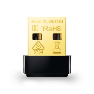 USB Wi-Fi adapteris TP-Link TL-WN725N, Melna