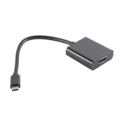 USB-C uz HDMI 4K 30Hz adapteris (spraudnis–ligzda) melns