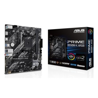 Pagrindinė plokštė ASUS Prime B550M-K ARGB...