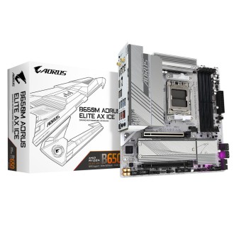 Motherboard GIGABYTE B650M AORUS ELITE AX ICE (B650M A...