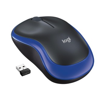 Belaidė pelė, Logitech M185 910-002236, mėlyna