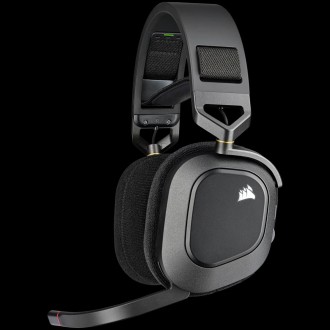 Гарнітура Corsair HS80 Wireless (CA-9011235-EU), Чорний