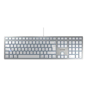 Klaviatuur CHERRY JK161SI (JK-1610DE-1), Hõbedane