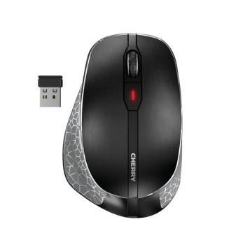 Pelė CHERRY JW8600B, Juoda, Pilka