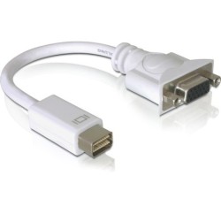 Mini DVI uz VGA displeja adapteris MacBook datoriem