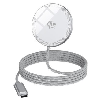 Magnetic wireless charger Qi2 25W USB-C for iPhone 12–17...