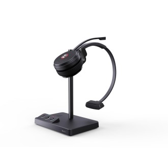 Headset Yealink WH62 Mono mit Ständer (1308005), Black
