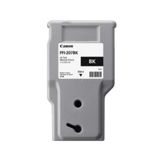 Rašalo kasetė Canon PFI-207BK (8789B001), Juoda