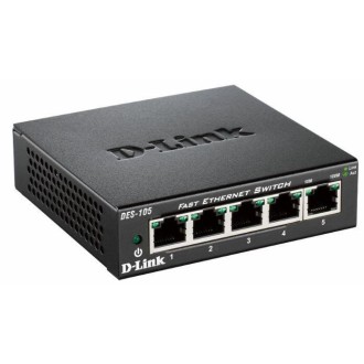 Võrgulüliti D-Link DES-105 (DES-105/E), Must