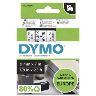 Printer ribbon DYMO 41913 (S0720680), Black, White