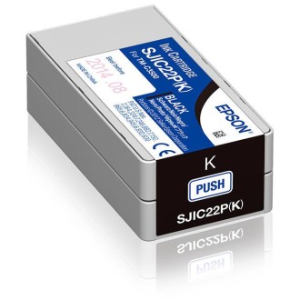 Tindikassett Epson SJIC22PK (C33S020601), Must