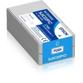 Tintes kasetne Epson SJIC22PC (C33S020602), Ciāna