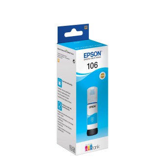 Чорнильний картридж Epson 106 (C13T00R240), Блакитний