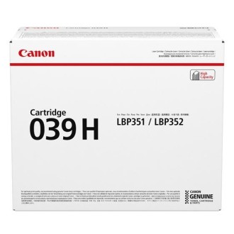 Toner cartridge Canon 039H (0288C001), Black