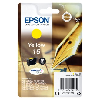 Ink cartridge Epson 16 (C13T16244012), Yellow