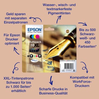 Ink cartridge Epson 16 (C13T16264012)