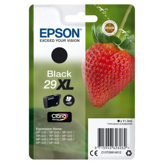 Tintes kasetne Epson 29XL (C13T29914012), Melna