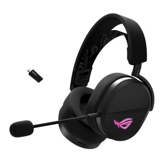 Ausinės su mikrofonu ASUS ROG Pelta (90YH0410-BHUA00), Juoda