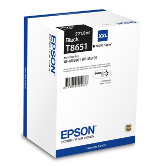 Tintes kasetne Epson T8651 (C13T865140), Melna