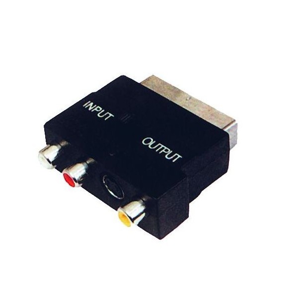 Adapteris scart IN OUT+...