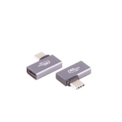 40 Gb/s USB-C (Type-C) isane → pesa, 90° nurgaga adapter