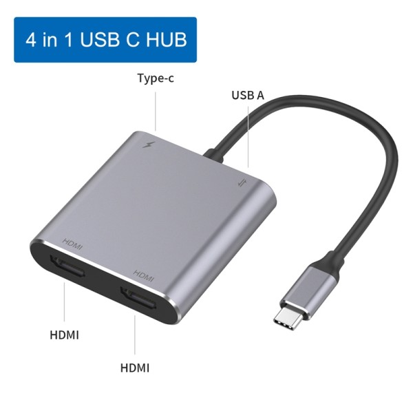 USB HUB'as TYPE-C to...