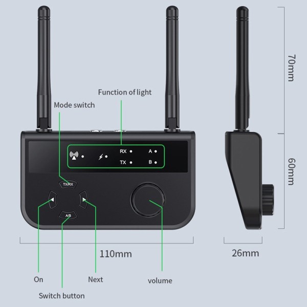 Bluetooth siųstuvas-imtuvas...