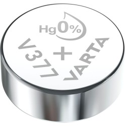 V377 / SR66 Батарейка для годинника 1.55V Срібно-оксидна