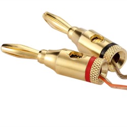 Gold-Plated Banana Plug 4 mm