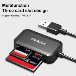 Lenovo ThinkPlus TC102 USB 3.0 3-in-1 кардрідер TF / SD / CF