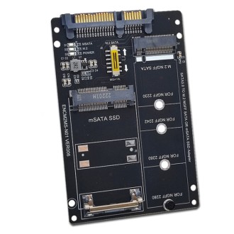 SATA adapteris SATA 22PIN To MSATA arba M.2 NGFF SATA