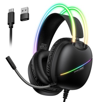 ONIKUMA X33 Head-mounted RGB Light E-Sports Gaming...