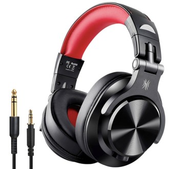 OneOdio A70 Black Red Head-mounted Wireless Bluetooth...