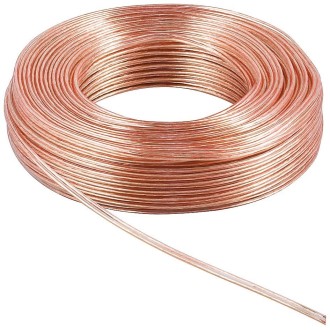 KOLONĖLIŲ LAIDAS 2 X 1.50 MM² SKAIDRUS, 1 m
