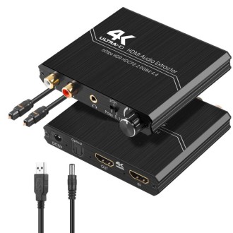 HDMI audio pārveidotājs 4K TV – austiņu pieslēgšanai ar...