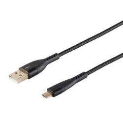 USB-A kuni Micro USB 2.0 kaabel 2 m andmete edastamiseks...