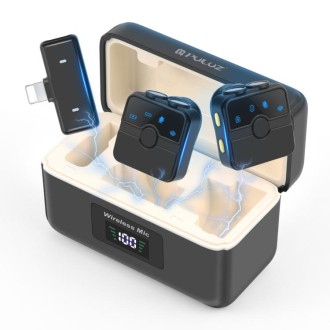 PULUZ SmartLink WS300 bezvadu lavalier mikrofons 2TX +...