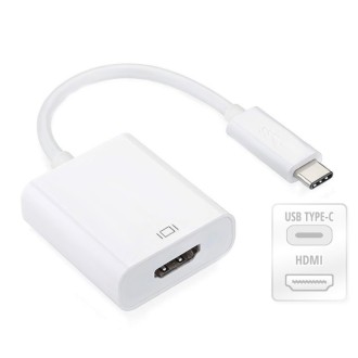 USB-C uz HDMI adaptera kabelis 4K Type-C 3.1 15 cm