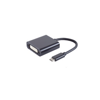 USB-C kuni DVI-I adapter 4K 30Hz must