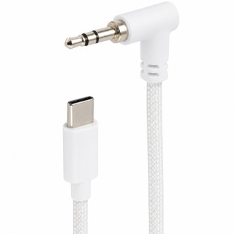 USB-C–3,5 mm AUX-helikaabel sisseehitatud DAC-iga ja 90°...