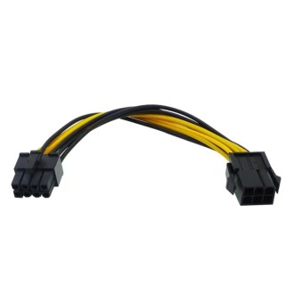 Graphics Card PCIe Power Adapter Cable, 6-pin to 8-pin,...