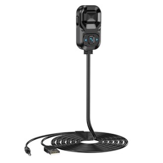 Bluetooth 5.1 AUX-adapter autosse HD-heliga, 3,5 mm